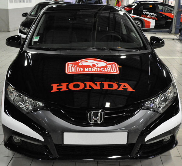 Flocage de véhicule pour la marque Honda